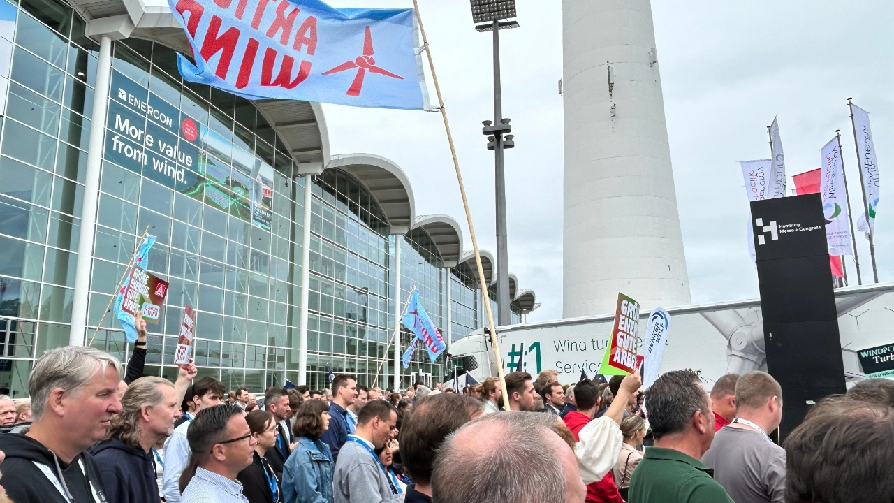 Aktion Wind Messe Hamburg