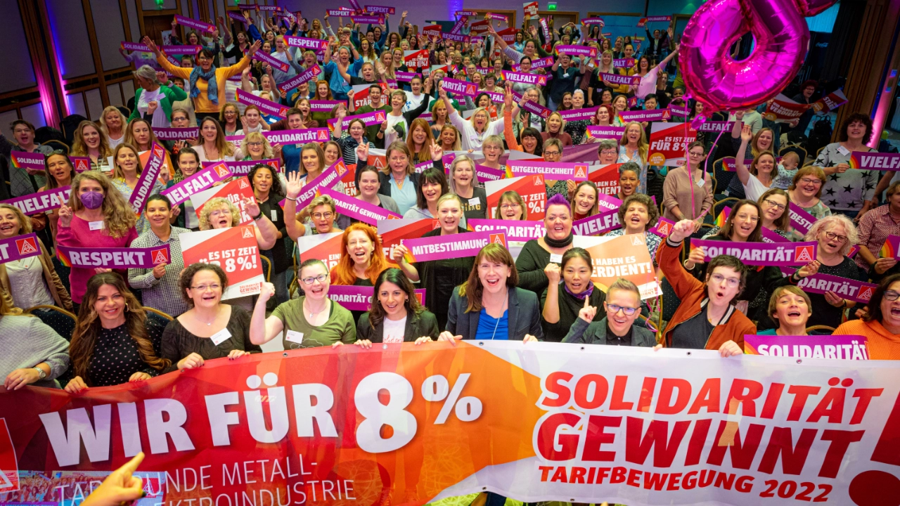 Über 300 Betriebsrätinnen haben am Betriebsrätinnentag in Leipzig teilgenommen. Im Mittelpunkt standen der Austausch und die Vernetzung untereinander.