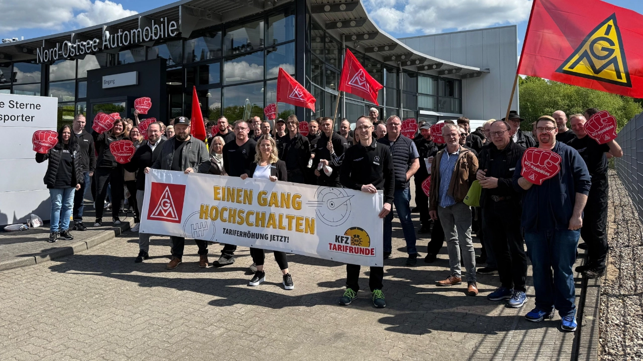 Tarifverhandlungen Nord-Ostsee Automobile 2025