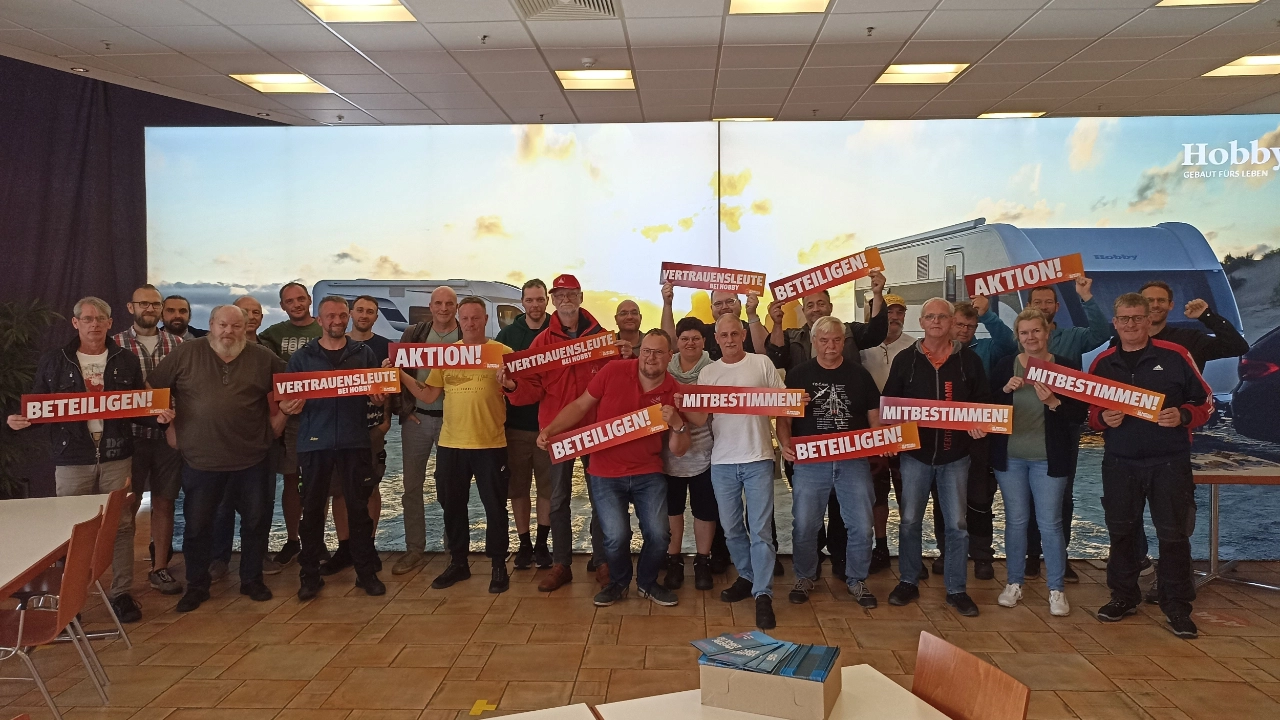 Hobby Wohnwagenwerk Mitgliederversammlung zur Tarifrunde