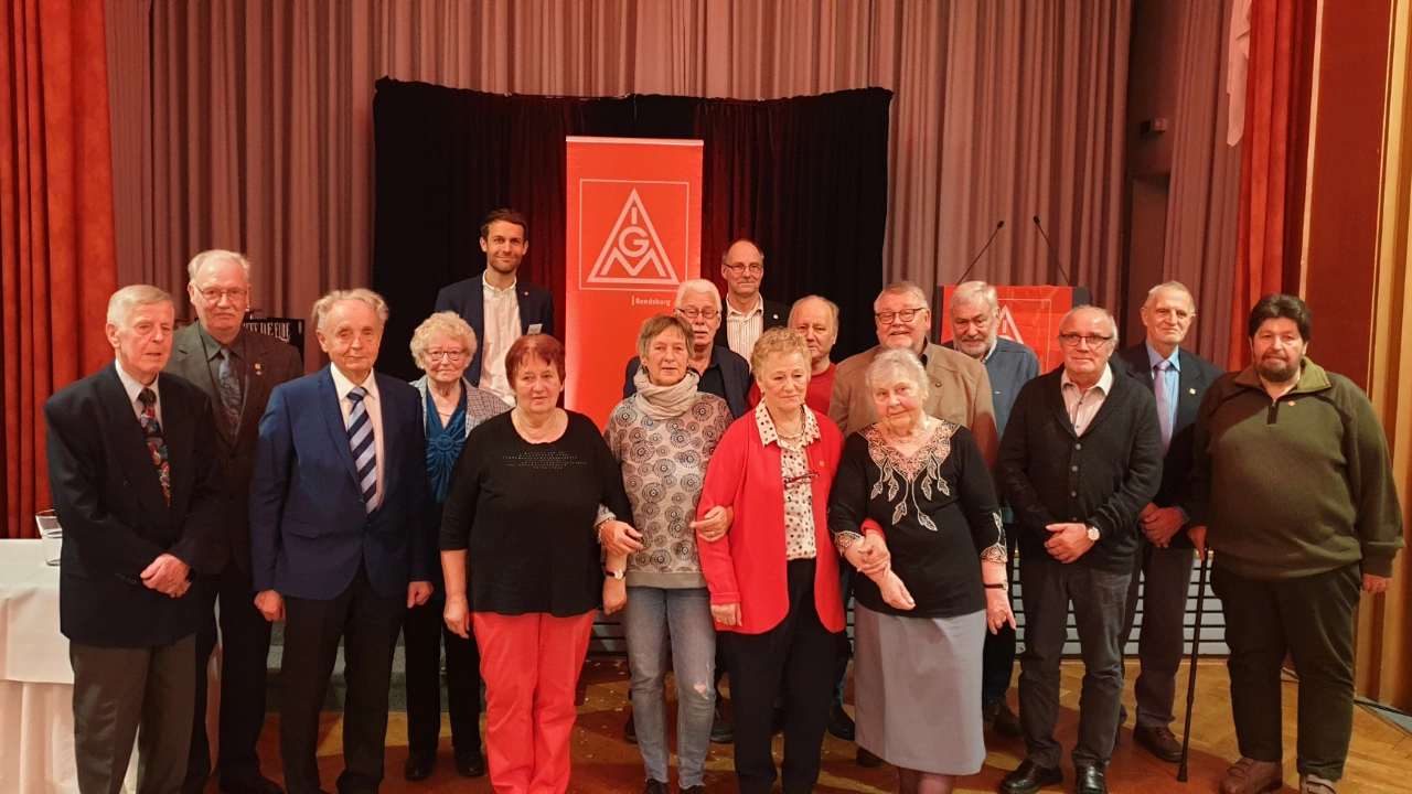 Diese Menschen wurden für 50 Jahre Mitgliedschaft geehrt