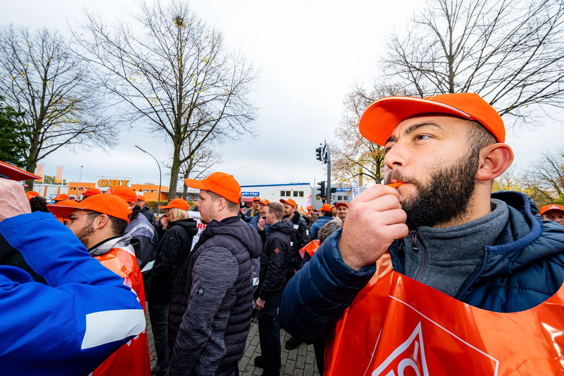 Tarifrunde 2022 Metall- und Elektro Warnstreik Hauni