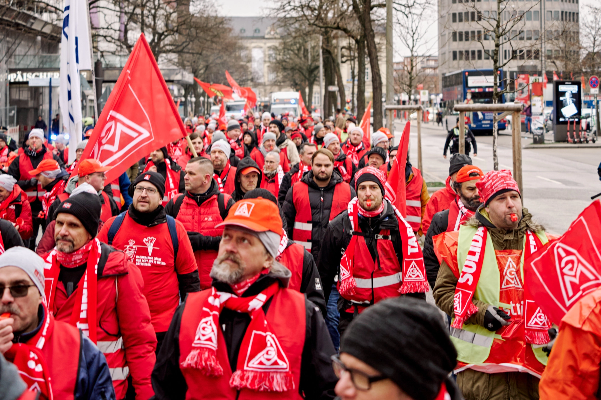 Fotos von der Vestas Kundgebung in Hamburg 