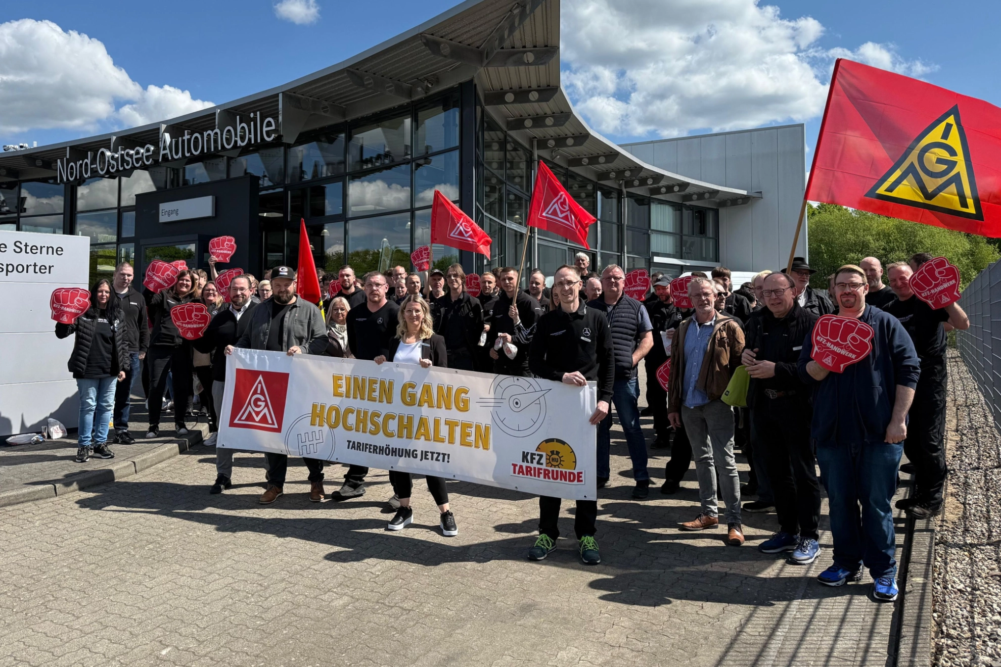 Tarifverhandlungen Nord-Ostsee Automobile 2025