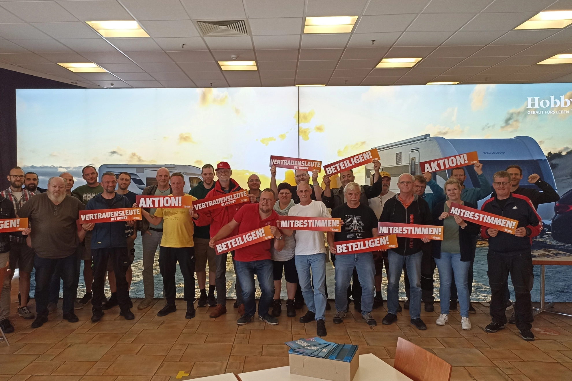 Hobby Wohnwagenwerk Mitgliederversammlung zur Tarifrunde
