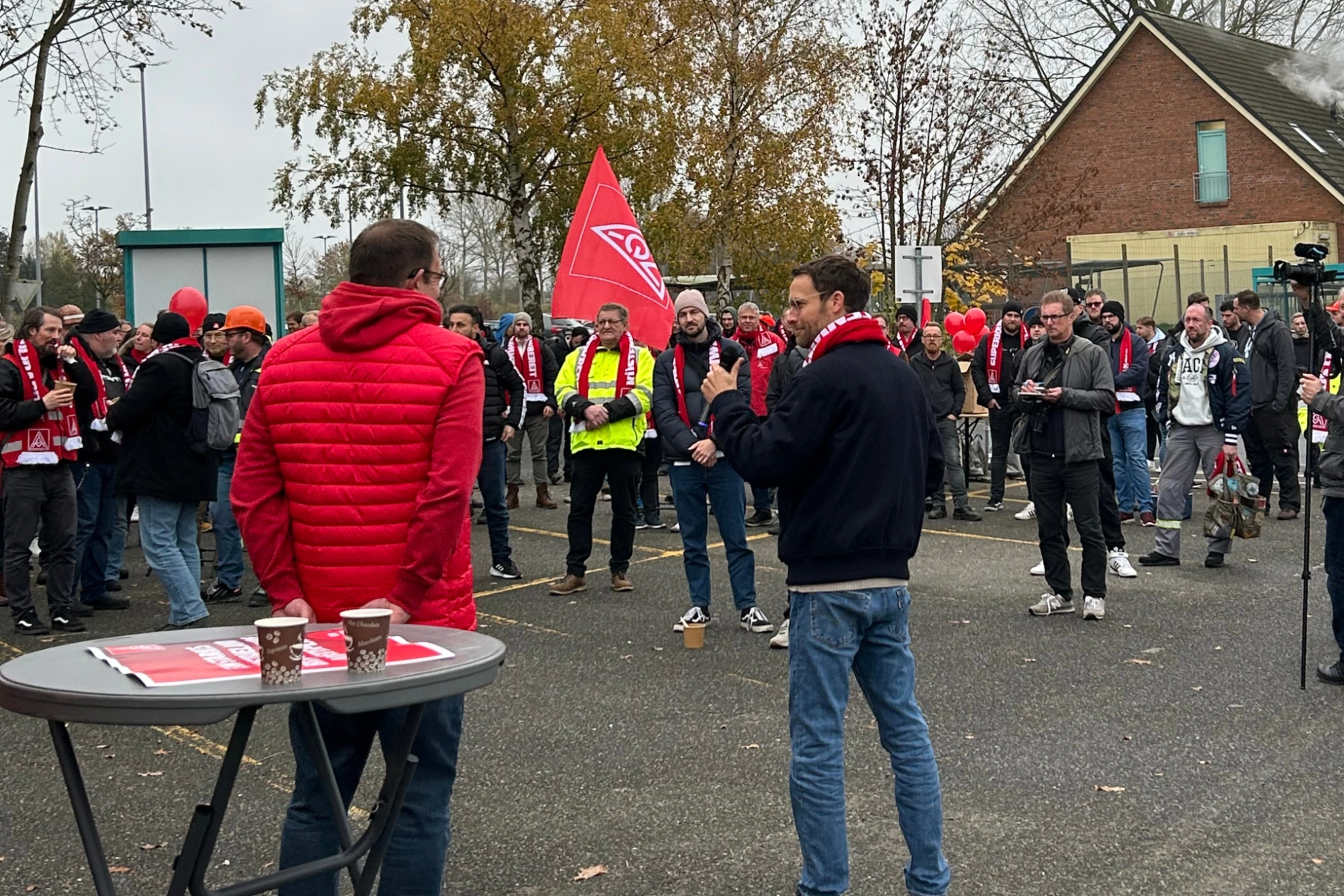 Warnstreik Lürssen-Kröger