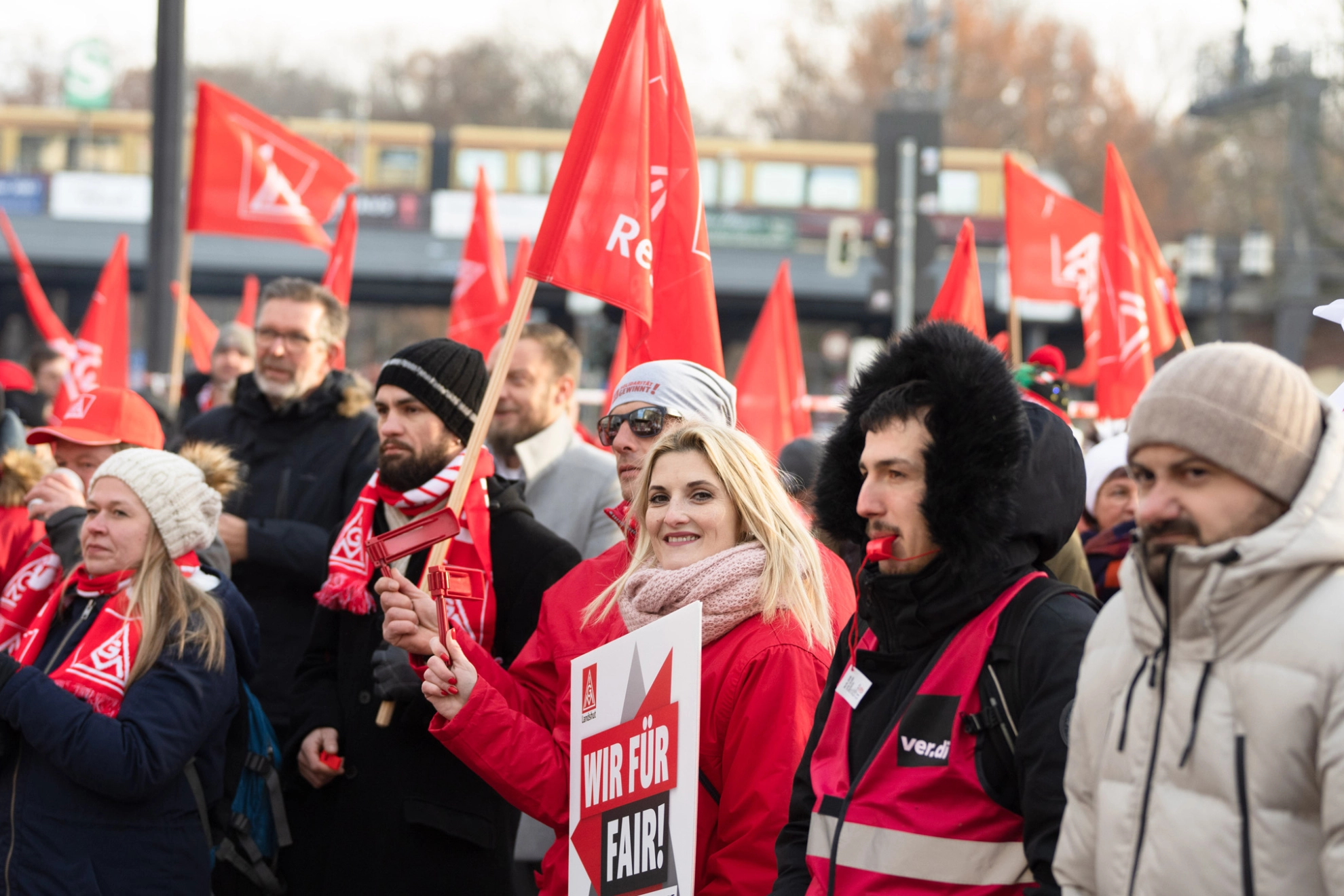 Aktionstag Leiharbeit in Berlin 2022