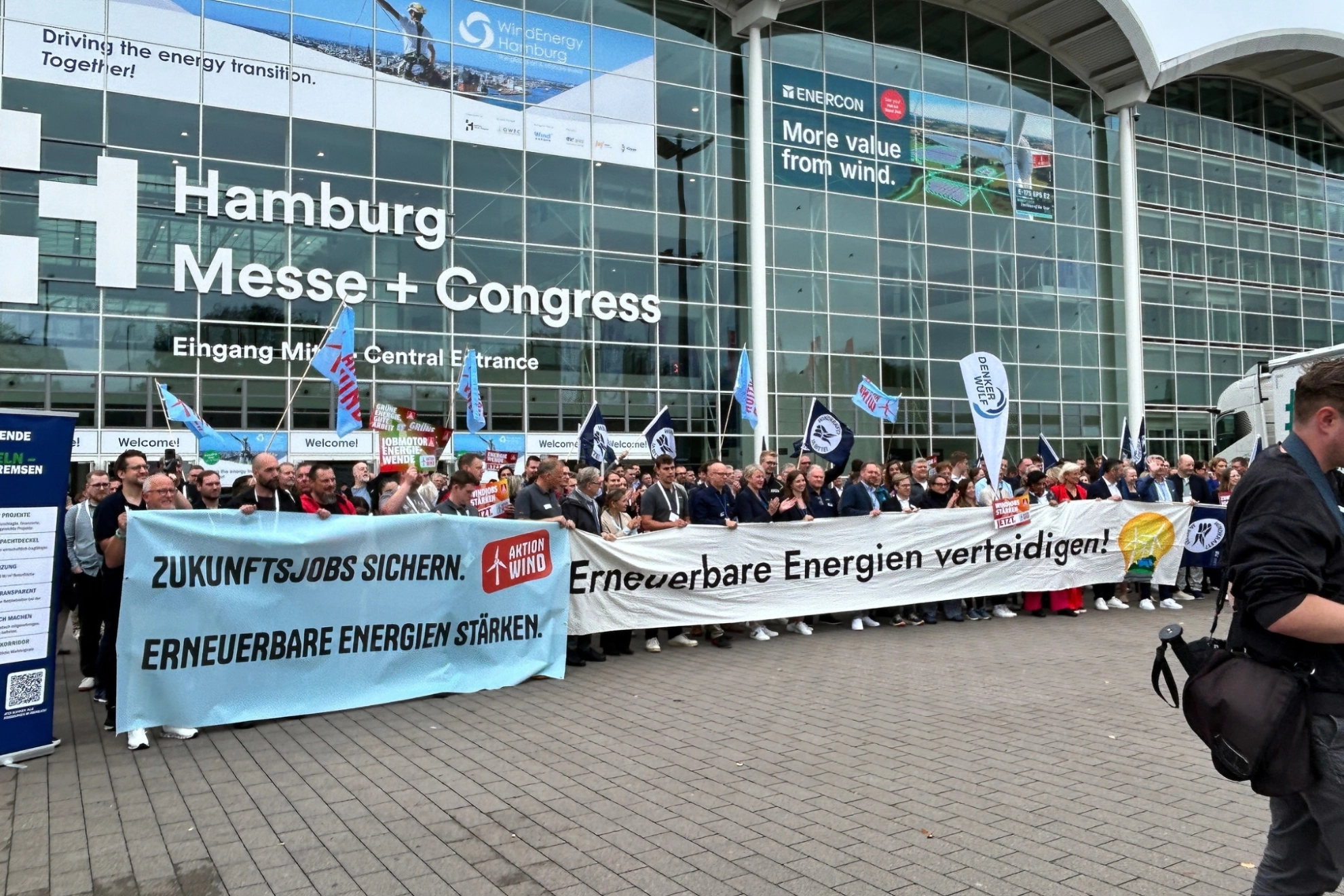 Aktion Wind Hamburg Messe