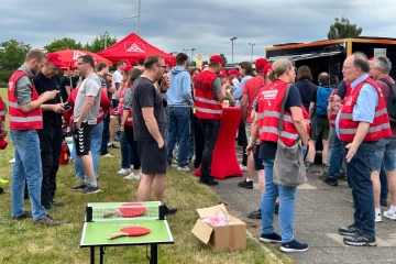 Warnstreik die Zweite bei Lapmaster Wolters in Rendsburg 