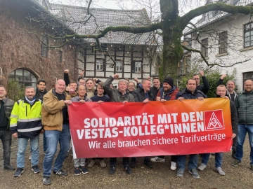Verhandlungsergebnis bei Siemens Gamesa