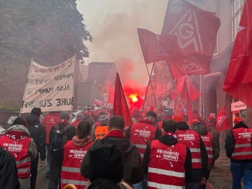Begleitende Kundgebung zur 3. Verhandlung in Kiel 