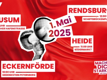  Komm mit zur Kundgebung am 1. Mai 2025