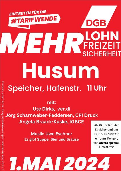 Aufruf des DGB zum 1.Mai 2024
