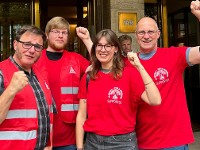 IG Metall-Aktionstage bei Tesla – Rendsburger solidarisch dabei